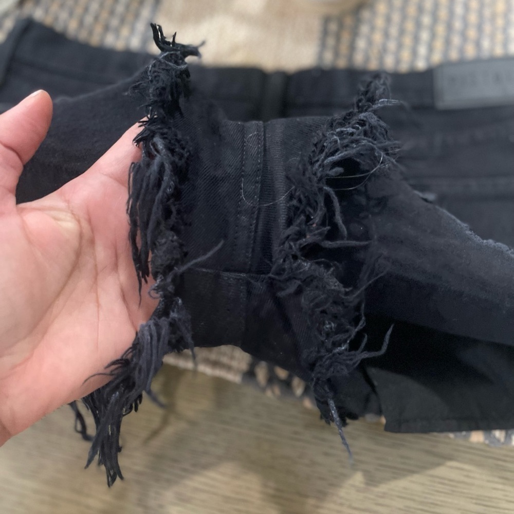 Pistola Gigi Distressed Short Shorts - Picture 5 of 6